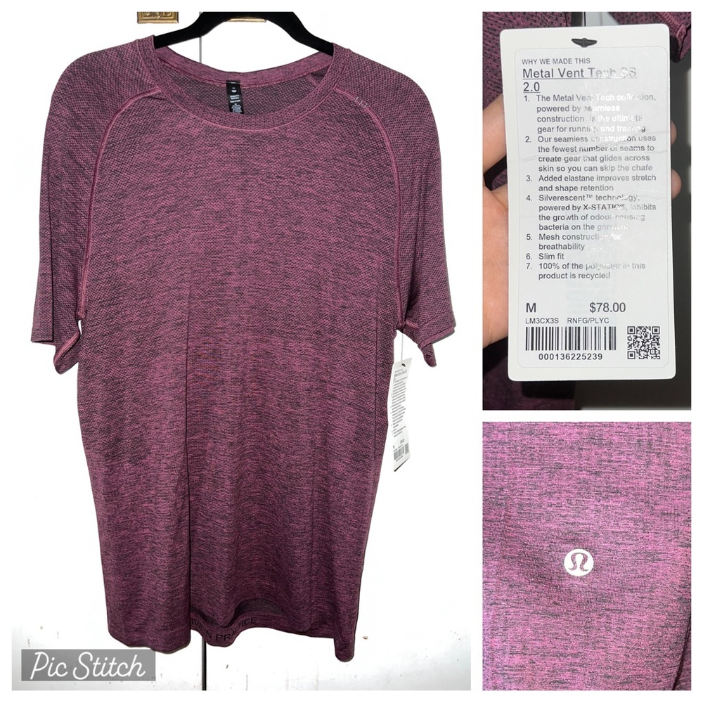 LULULEMON MENS METAL VENT NWT